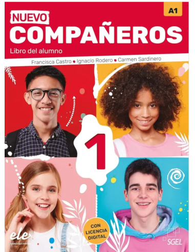 Nuevo Companeros 1 A1 Alumno + Licencia Digital (vadovėlis)