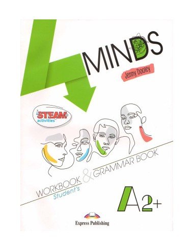 4MINDS A2+ Workbook & Grammar + DigiBooks App (pratybos)