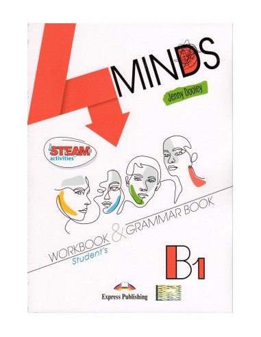 4MINDS B1 Workbook & Grammar + DigiBooks App (pratybos)