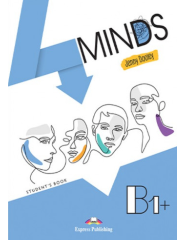 4MINDS B1+ Workbook & Grammar + DigiBooks App (pratybos)