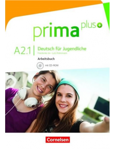 Prima plus Arbeitsbuch A2.1 (pratybų sąsiuvinis)