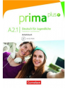 Prima plus Arbeitsbuch A2.1 (pratybų sąsiuvinis)