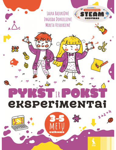 PYKŠT IR POKŠT MATEMATIKOS eksperimentai 3-5 metų vaikams