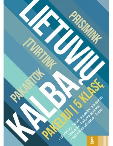 Lietuvių kalbos kartojimo užduotys (s. „Pakeliui į 5 klasę“)