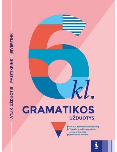 Lietuvių kalbos gramatikos užduotys 6 klasei