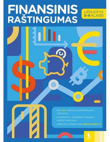 Finansinis raštingumas. Užduotys 5-6 klasei